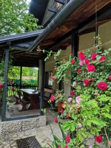 Un jardín fuera de Silva Cabin - In the heart of Bran, next to the Castle w/ free parking