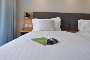 Holiday Inn - Bordeaux-Merignac, an IHG Hotel tesisinde bir odada yatak veya yataklar