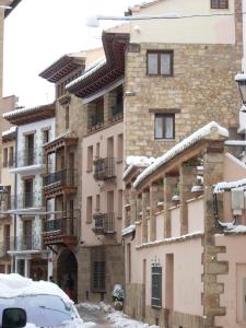 El edificio en el que está el hotel