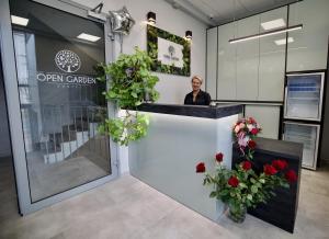 Лоби или рецепция в Hostel OPEN GARDEN