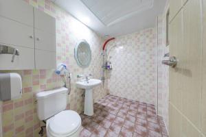 Clear morning pet friendly pension tesisinde bir banyo