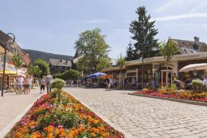 O vedere generală la munți sau o vedere la munte luată de la acest apartament