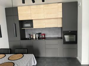 Apartament Bażantów 26廚房或簡易廚房