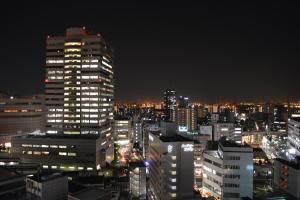 Utsikt over Chiba, enten fra hotellet eller fra et annet sted