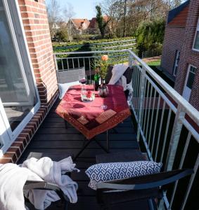 En balkong eller terrasse på Robbe