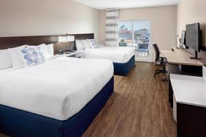 เตียงในห้องที่ Fairfield Inn & Suites by Marriott Ocean City