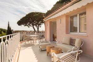 Balkon oz. terasa v nastanitvi Maison Carla Rosa Cannes