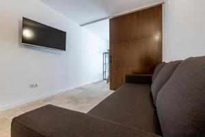 Apartament Confort en Barri Port Maritim電視和／或娛樂中心