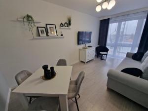 Телевизия и/или развлекателен център в 89 - Apartamenty Siedlce - Nowy apartament przy ul. Rakowieckiej