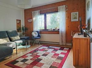 Atpūtas zona naktsmītnē Ferienwohnung Leni