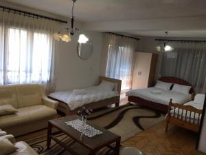 Uma área de estar em Apartman Struga