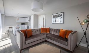 Ruang duduk di Metro Apartments Dublin Airport