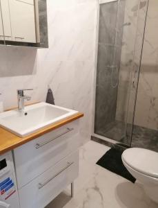 Kupatilo u objektu Apartament Pruszcz Gdański 1