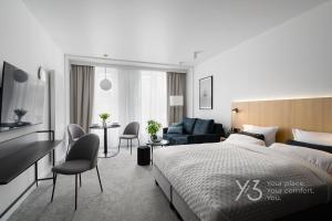 Lova arba lovos apgyvendinimo įstaigoje Saint Martin Residence by Y3 Hotels, Old Town with Wellness