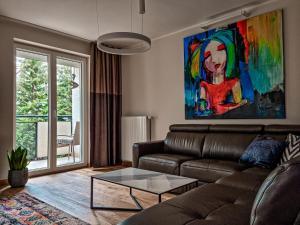 Χώρος καθιστικού στο Apartament VIP PROMENADA