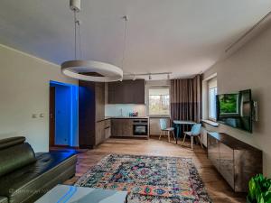 Η κουζίνα ή μικρή κουζίνα στο Apartament VIP PROMENADA