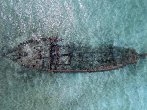 a piece of metal on top of the water at Isla - The Island Experience in El Nido