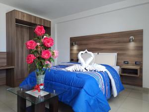 Katil atau katil-katil dalam bilik di PRIVATE ROOMS - DOWNTOWN AREQUIPA - Adults Only