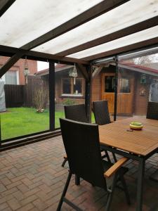 A patio or other outdoor area at Hübsches Haus