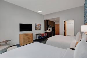 TV i/ili zabavni centar u objektu TownePlace Suites by Marriott Cincinnati Downtown