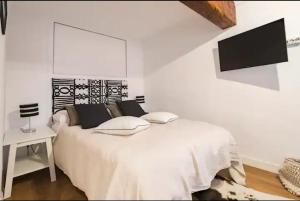 CENTRAL MONKEY APARTMENT - Grupo RH Santander tesisinde bir odada yatak veya yataklar