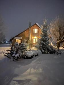 Chalet Ro durante el invierno