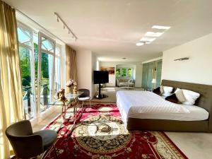 Villa Julian Doppelzimmer पर बैठने की जगह