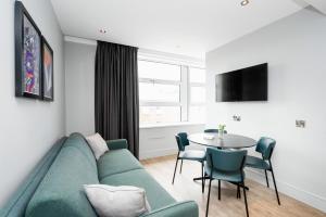 โทรทัศน์และ/หรือระบบความบันเทิงของ Staycity Aparthotels London Greenwich High Road