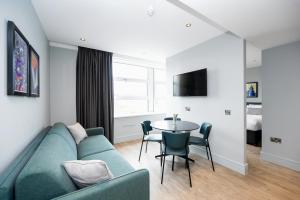 โทรทัศน์และ/หรือระบบความบันเทิงของ Staycity Aparthotels London Greenwich High Road