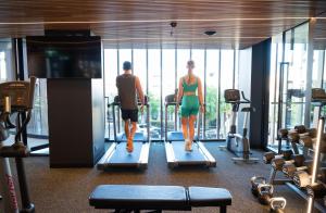 Fitness center at/o fitness facilities sa Vibe Hotel Adelaide