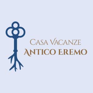 ein Logo für eine Antico-Notfallagentur in der Unterkunft Casa Vacanze Antico Eremo, tra natura e tradizione in Campodenno