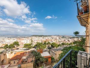 General view ng Cagliari o city view na kinunan mula sa apartment