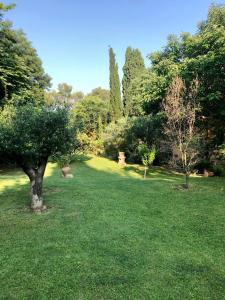 O grădină în afara B&B Villa Roumanille