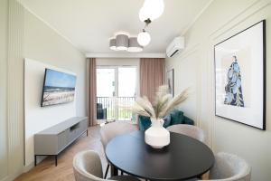 Et opholdsområde på Perła Wybrzeża Apartament