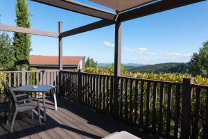 Balkon ili terasa u objektu Domaine de Chalvêches Hôtel SPA 4*