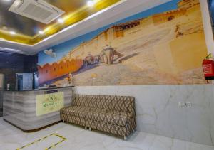 Khu vực ghế ngồi tại Jasoda Heritage By Keshav Global Hotels