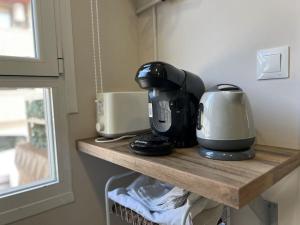 Kaffe- og tefaciliteter på Acogedor apartamento en Somo