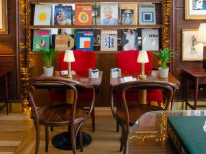 a restaurant with two tables and two chairs at Browns Boutique Hotel in Lisbon