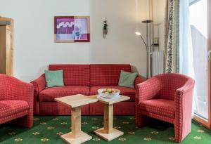 Кът за сядане в Aparthotel Ramsau