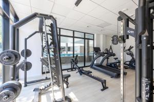 The fitness centre and/or fitness facilities at GreenPort SPA Apartamenty Kołobrzeg