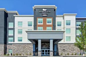 een weergave van de voorkant van een hotel bij Homewood Suites By Hilton Lynchburg in Lynchburg