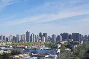 A general view of Hszian or a view of the city taken from a szállodákat