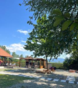 Casa cu Flori Maramures के बाहर एक बगीचा