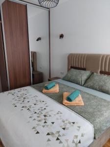 Giường trong phòng chung tại K2-SistersApartment