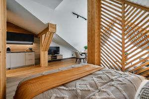 Tatra Nest Apartamenty - jacuzzi, sauna!廚房或簡易廚房