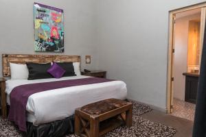 Vuode tai vuoteita majoituspaikassa Casa Brunella - Hotel Boutique Querétaro