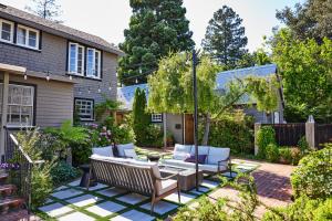 A garden outside Lavender, A Four Sisters Inn