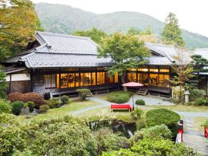 Naturlandskap nära ryokan