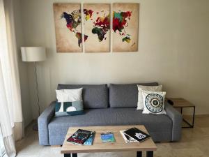 Atpūtas zona naktsmītnē Precioso y tranquilo apartamento zona alta Diagonal Barcelona