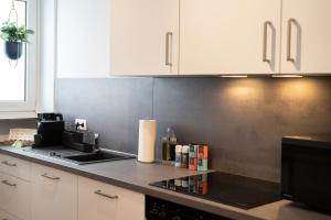 Una cocina o kitchenette en Coblenz Suites - Design Apartment City - 2 Bedrooms